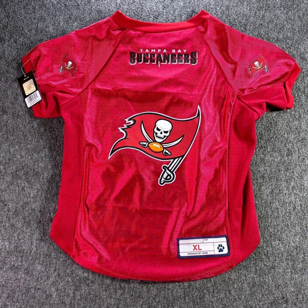 NEW Tampa Bay Buccaneers NFL Pet Jersey Red Mesh Dog‎ Shirt Premium Pet Gear XL
